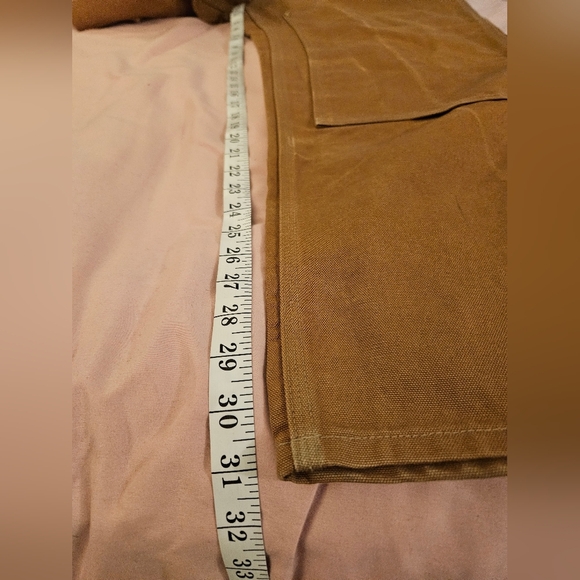 Carhartt Doubble Knees Men's Brown Work Pants - Picture 2 of 8